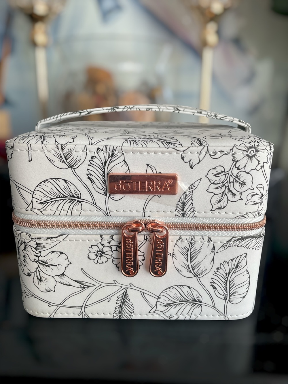 doTERRA Essential Oils Strorage Box Padded Train Case